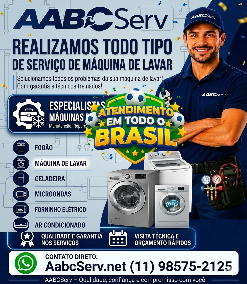 Trocar placa da máquina que queimou.